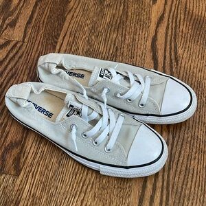 Converse scrunch back sneakers sage green